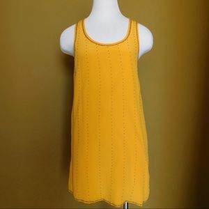 Aryn K Golden Yellow Tank Dress